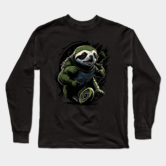 Sloth Long Sleeve T-Shirt by samsamteez